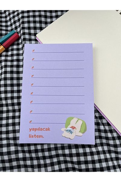 Sumicorn Design Cute Kawaii Memo Pad, Notepad, To Do List, Memopad, Planner, A6 (10,5x14,8 cm), 100 pcs