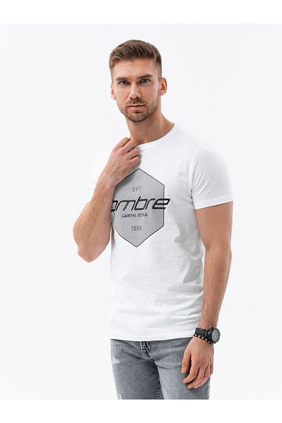 OMBRE Bedrucktes T-Shirt S1753