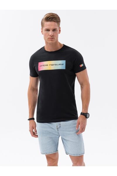 OMBRE Bedrucktes T-Shirt S1750