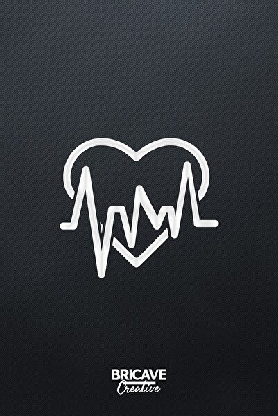 Bricave Kalp Atışı - Doktor ATT Hemşire Araba-Motosiklet Cam Etiket Sticker 1...