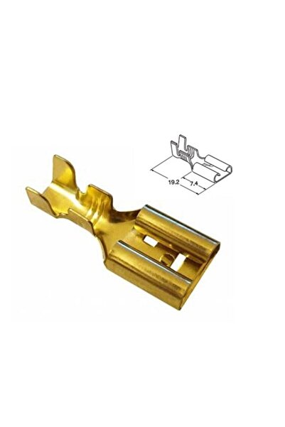 LAZİKA Sf2d İzolesiz Dişi Fiş Terminal Soket Kablo Ucu 10 Adet