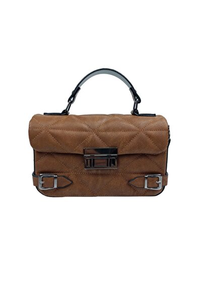 Sia Çanta SİA ÇANTA Kapitone Desenli, Kutu Model Kilitli Kapak Elde Tutmalı Ç...