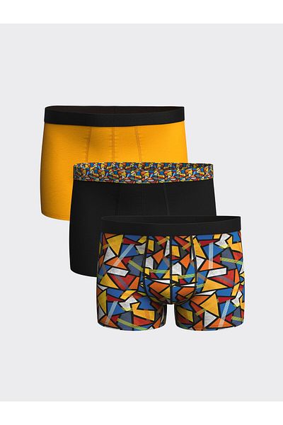 LC Waikiki Pánské boxerky z flexibilní tkaniny Standard Mold 3dílné
