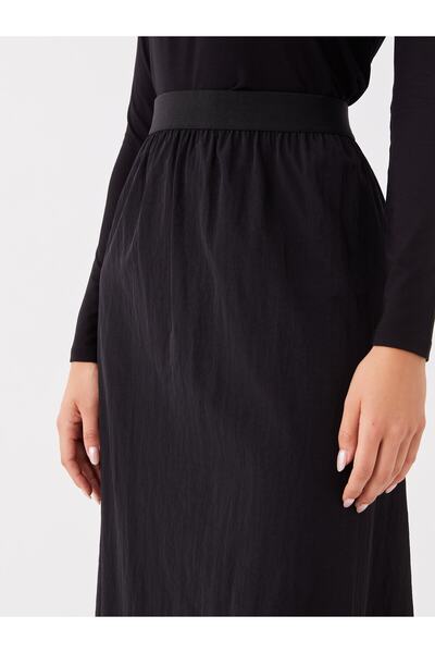 LC Waikiki Άνετη εφαρμογή γυναικεία φούστα με ελαστική μέση