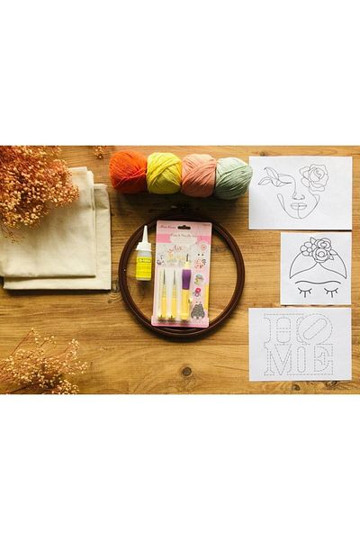 İDİL Gift Punch Pillow Embroidery Set 003