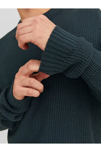 Jack & Jones Ανδρικό πλεκτό φούτερ με λαιμόκοψη - 12243116