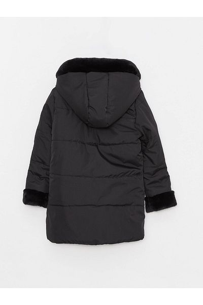 LC Waikiki Basic-Mantel für Mädchen mit Kapuze