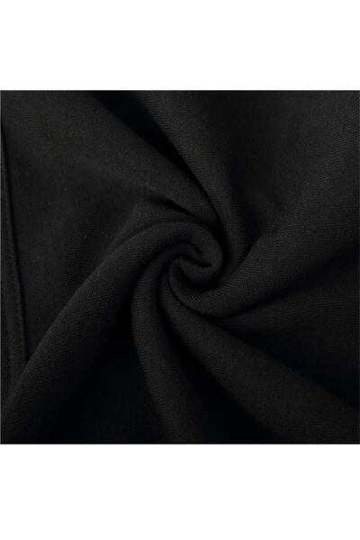 Touz Аніме дівчина кішка з принтом чорний унісекс світшот з капюшоном великого розміру