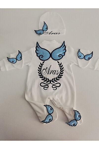MİNİK ADIMLAR Minik Adımlar Isme Özel Nakışlı Tulum