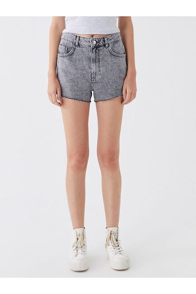 LC Waikiki Mom Fit Women's Jean Shorts