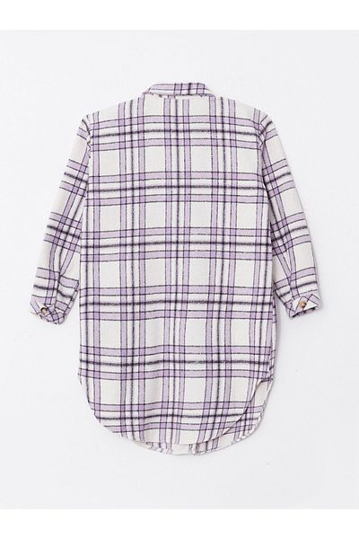 LC Waikiki Plaid Long Sleeve Girl's Tunic