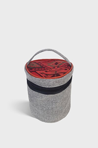 Ayşe Teyze'nin Çantaları Gray Cosmetic Travel Makeup Bag