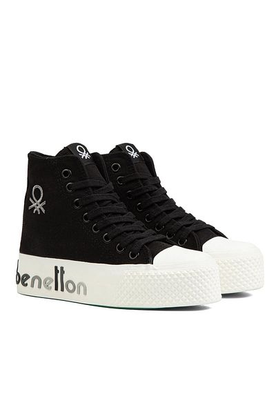 Benetton ®|| BN-30945 - Black - Women's Sports Shoes