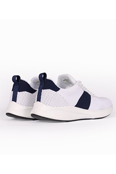 PAUL&SHARK Men's Daily Use Flat and Low Heel White Sneakers23418010-010