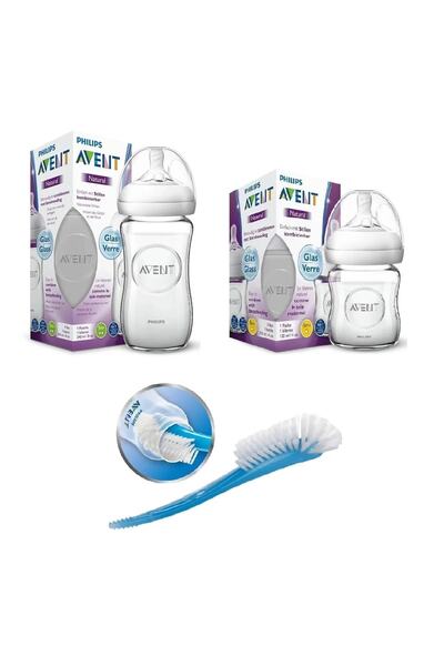 Philips Avent Natural Cam Biberon Seti 2'li 120 ml + 240 ml + Biberon ve Emzi...