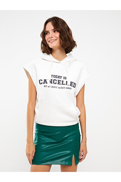 LC Waikiki Fustă de damă cu aspect de piele simplă