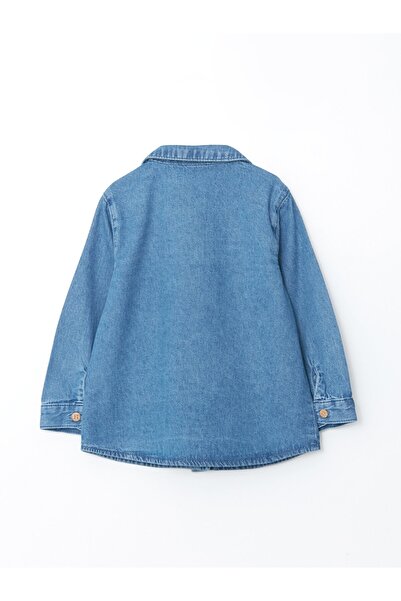 LC Waikiki Cămașă de jeans pentru fetiță cu broderie