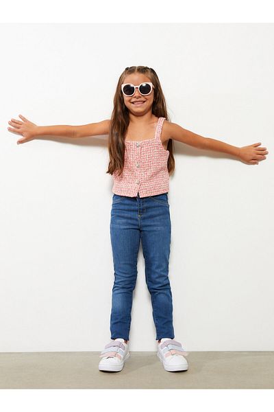 LC Waikiki Dívčí Slim Fit džínové kalhoty