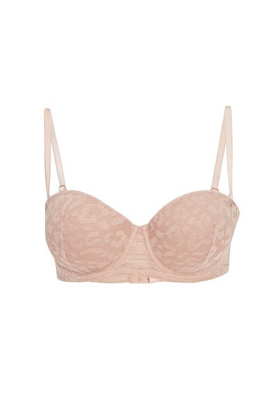 LC Waikiki Underwire félpárnázott csipke pánt nélküli melltartó