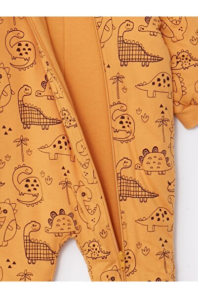 LC Waikiki Bisiklet Yaka Uzun Kollu Baskılı Erkek Bebek Uyku Tulumu