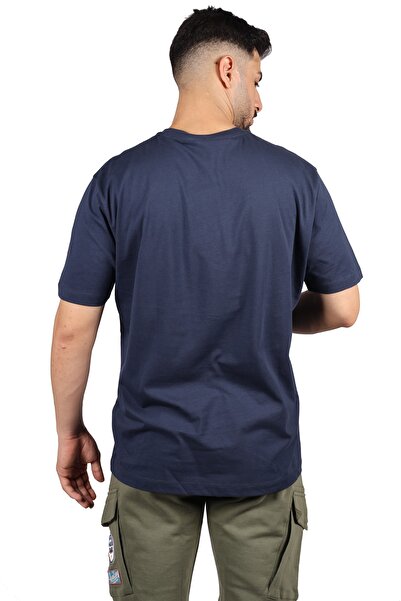 PAUL&SHARK Ανδρικό μπλουζάκι με κοντό μανίκι από βαμβακερό λαιμόκοψη 23411196-013