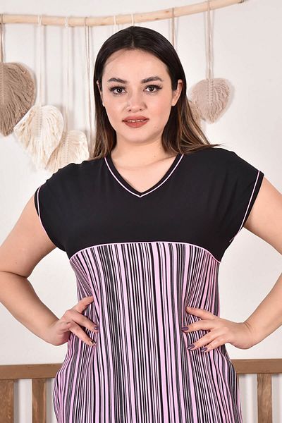 Neşeli Butik γυναικείο φόρεμα βισκόζης με κέντημα σε μεγάλο μέγεθος AYSL92