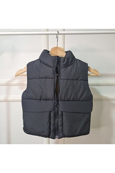 gunesikids سترة سوداء قابلة للنفخ للجنسين