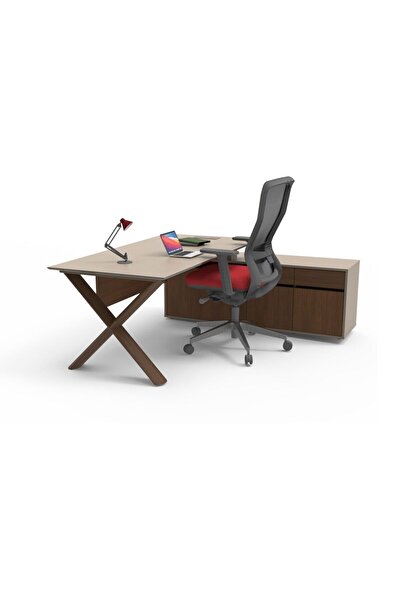 Çağın Ofis Mobilyaları WINO 160 CM TEKLİ MAXI SAĞ ETAJERLİ PERSONEL ÇALIŞMA O...