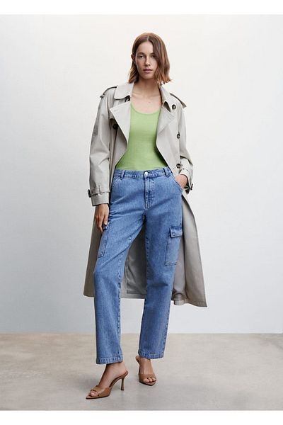 MANGO Woman Tricou cu curele cu bretele