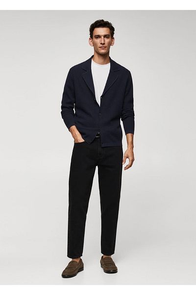 MANGO Man Strickjacke aus Cordgewebe