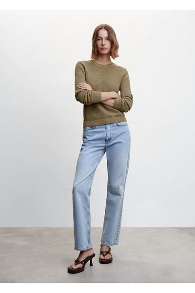 MANGO Woman Cotton Knitwear Sweater