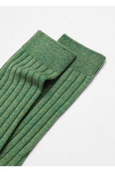MANGO Woman Gerippte Socken