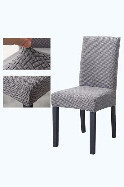 SAHİBNUR Κάλυμμα καρέκλας με μοτίβο από ύφασμα Lycra Straw-Tile, Ελαστικό, Ευέλικτο, Κάλυμμα καρέκλας υψηλής ποιότητας 1 τεμάχιο