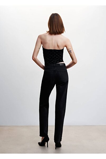 MANGO Woman Μπλούζα κορσέ πουά