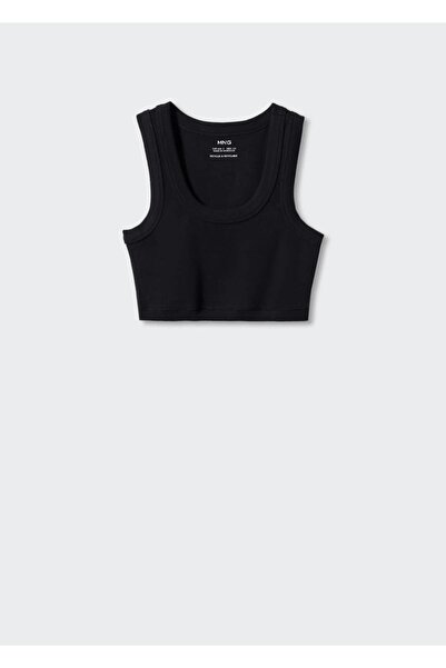 MANGO Woman Τοπ από ανακυκλωμένο βαμβάκι