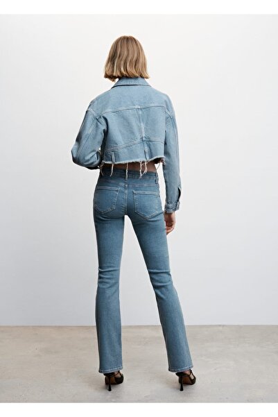 MANGO Woman Düşük Belli Flare Jean