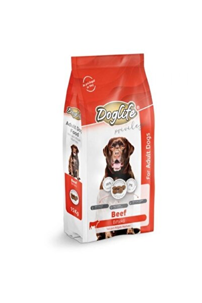 Doglife DOGLİFE BİFTEKLİ YETİŞKİN KÖPEK MAMASI 15KG
