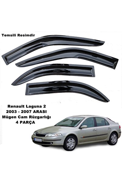 caraks Renault Laguna 2 Mügen Cam Rüzgarlığı 2003-2007 Arası Kasalar 4 Lü Cam...