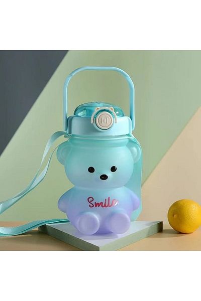 Axe Tools Smile Teddy Bear Model Water Bottle Water Bottle Water Bottle 800 0ml Bpa Free Water Bottle Children School Water Bottle