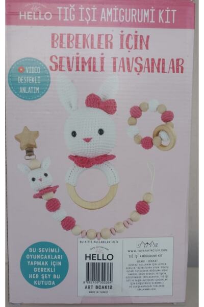 Hello tığ işi amigurumi sevimli tavşanlar