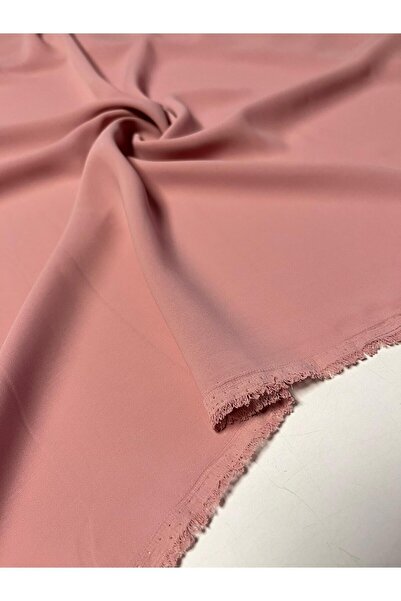 Kumaş sever Pembe Renk Soft Krep Kumaş Ferace Elbise Giyim Kumas