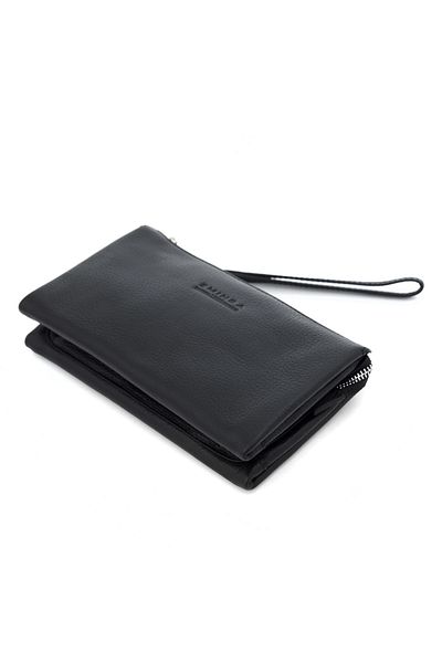 Eminsa Men's Black Genuine Leather Handbag