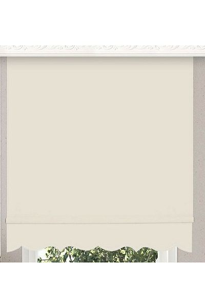 BigPazar Cream Oygulu Mechanism Roller Blinds