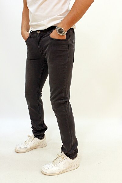 Twister Jeans Panama 627-27 Dark Gray Men's Lycra Slim Fit Jeans Trousers Smoked
