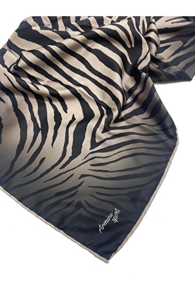 Armine Sport twill (tivil) Özel Üretim Efsane Zebra Desen Siyah Vizon