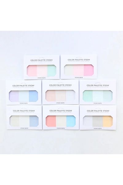 Padme studio Adhesive Note Paper| Post-it 1 Piece (Package) (Colors Will Be Sent Randomly)