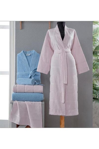 ALTINBAŞAK HOME COLLECTİON Pure Soft Bornoz Seti