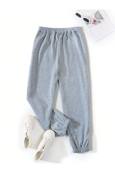MODARİCH Spritual Moon Jogger Sweatpants - Γκρι εμπριμέ λαστιχένιο πόδι με ψηλόμεσο