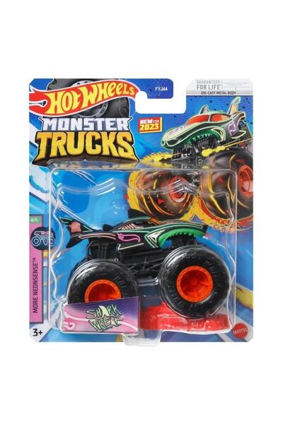 HOT WHEELS FYJ44 Monster Trucks 1:64 Araba SHARK WREAK HLT00