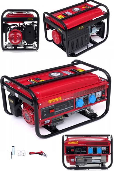 stilmax Germany %100 Bakır Krom Piston 4 Zamanlı 3.1 KW 7 HP Uyumlu  Sargılı Benzinli Jeneratör Garanti